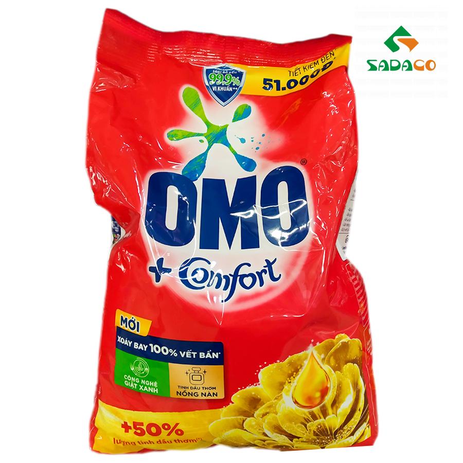 PDOMCAG4000P OMO Comfort Aromatic Essential Oil Gold Powder Detergent 4kg Pouch (1) - retouch