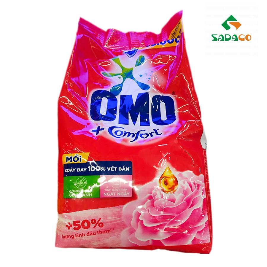 PDOMCAP2700P OMO Comfort Aromatic Essential Oil Pink Powder Detergent 2.7kg Pouch (1) - retouch