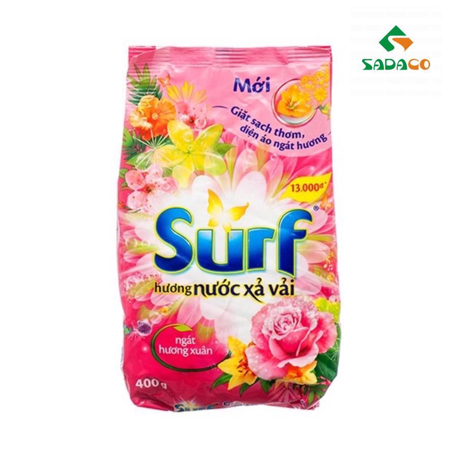 PDSUSPR0400P Surf Spring Powder Detergent 400g Pouch - retouch