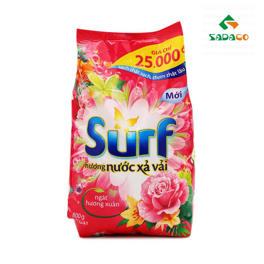 PDSUSPR0800P Surf Spring Powder Detergent 800g Pouch - retouch