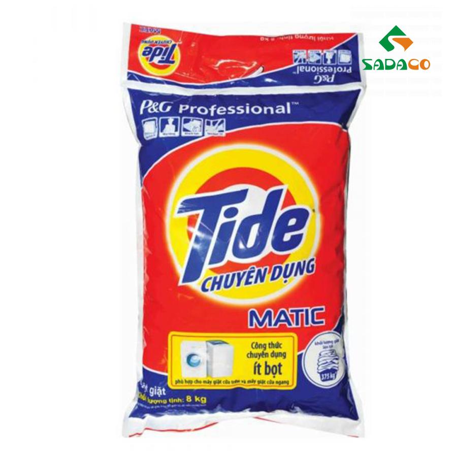 PDTDMAT8000P Tide Matic Powder Detergent 8kg Pouch - retouch