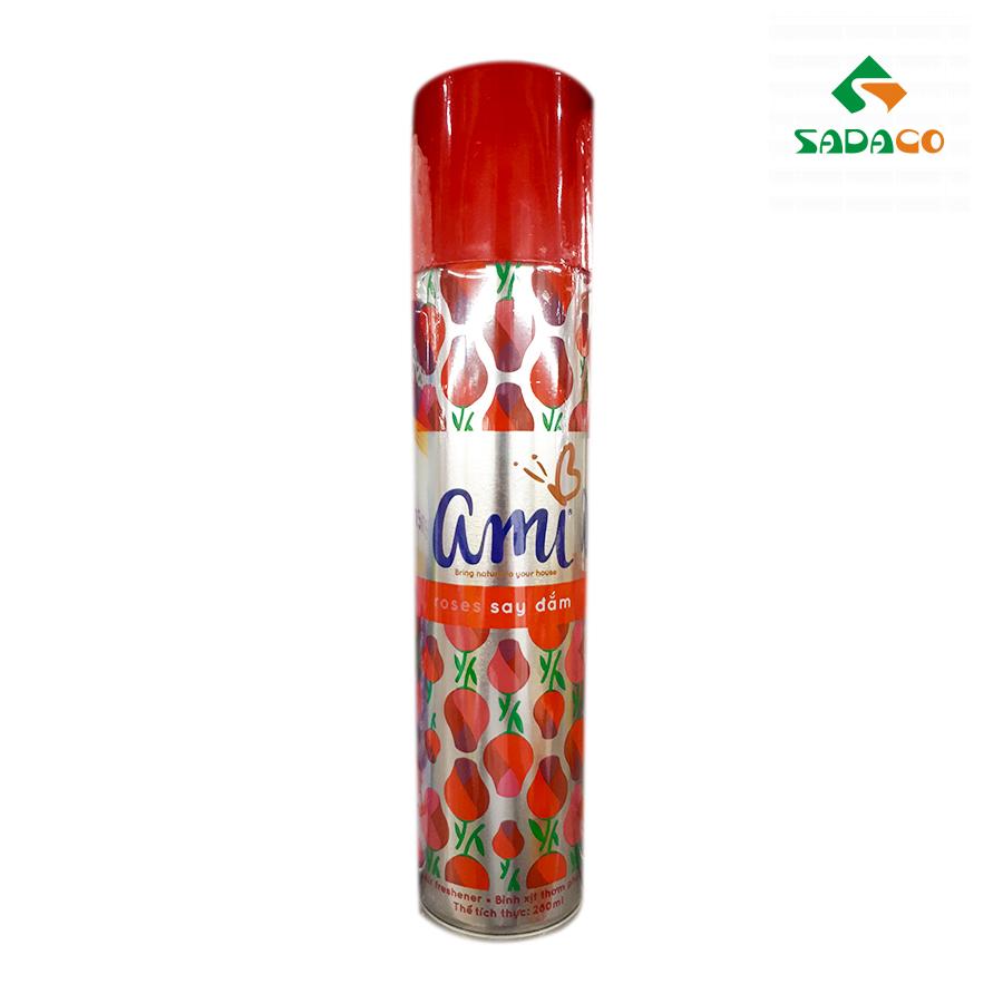 AFAMSRO0280B Ami Spray Roses Air Freshener 280ml Bottle (1) - retouch