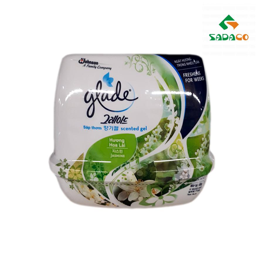 AFGLGJA0180X Glade Scented Gel Jasmine Air Freshener 180g Box (1) - retouch