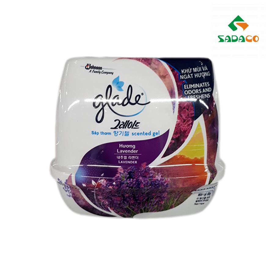 AFGLGLA0180X Glade Scented Gel Lavender Air Freshener 180g Box (1) - retouch