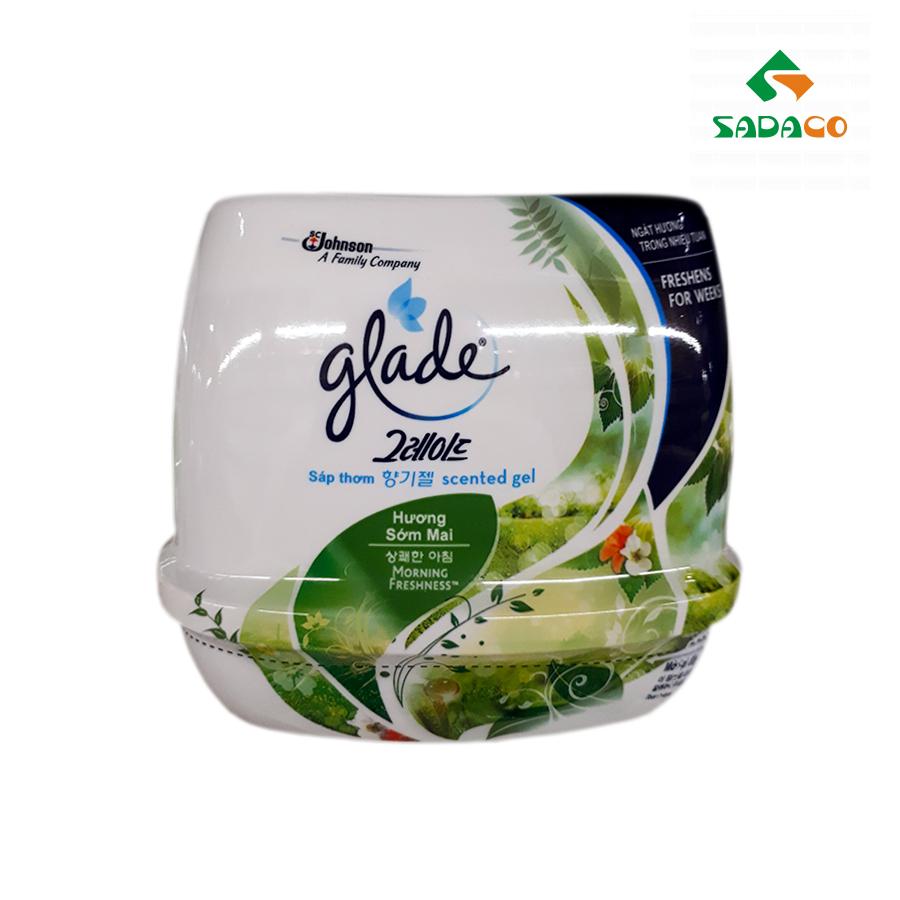 AFGLGMF0180X Glade Scented Gel Morning Freshness Air Freshener 180g Box (1) - retouch