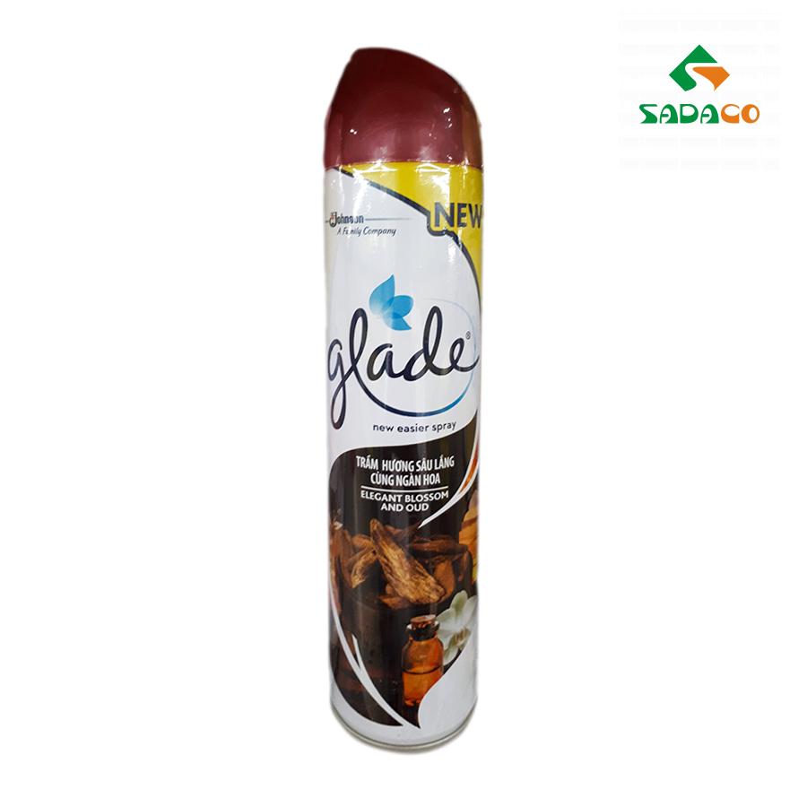 AFGLSEB0280B Glade Spray Elegant Blossom And Oud Air Freshener 208ml Bottle (1) - retouch