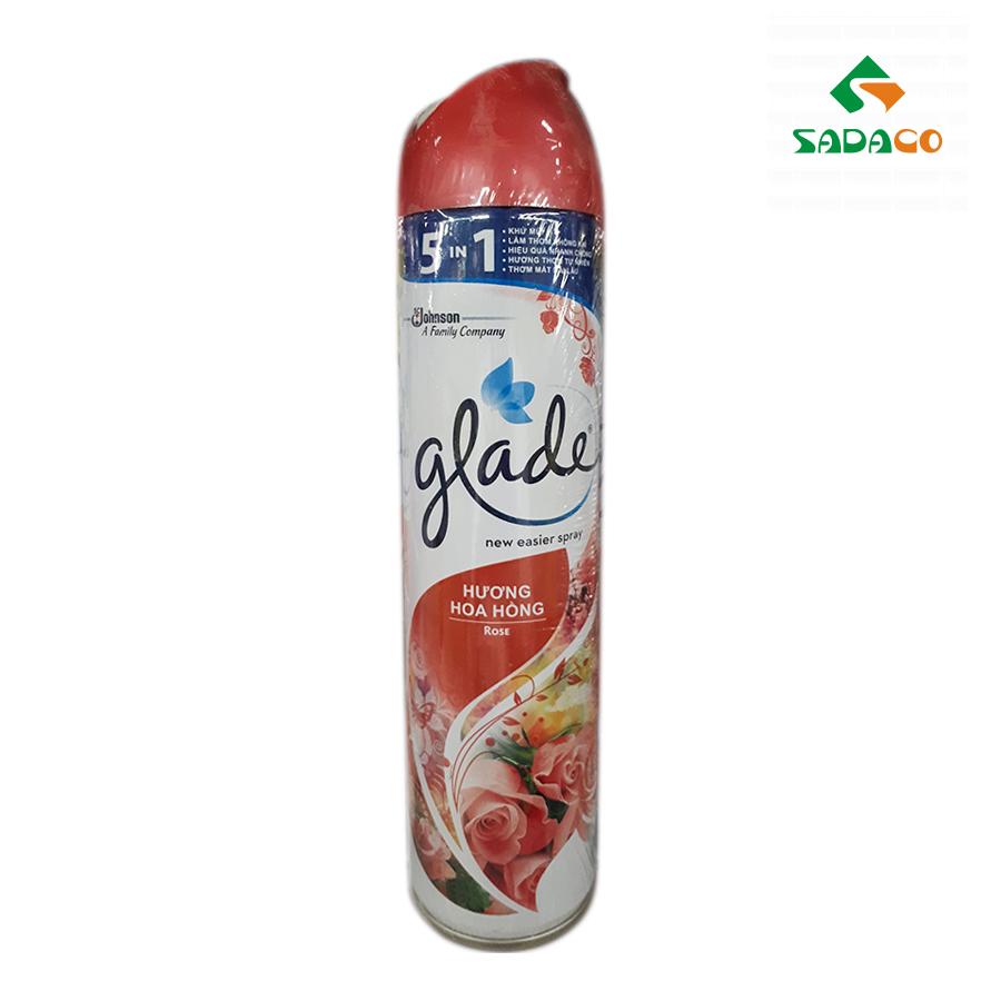 AFGLSRO0280B Glade Spray Rose Air Freshener 280ml Bottle (1) - retouch