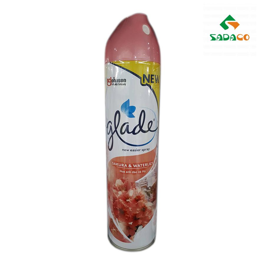 AFGLSSW0280B Glade Spray Sakura & Waterlily Air Freshener 280ml Bottle (1) - retouch