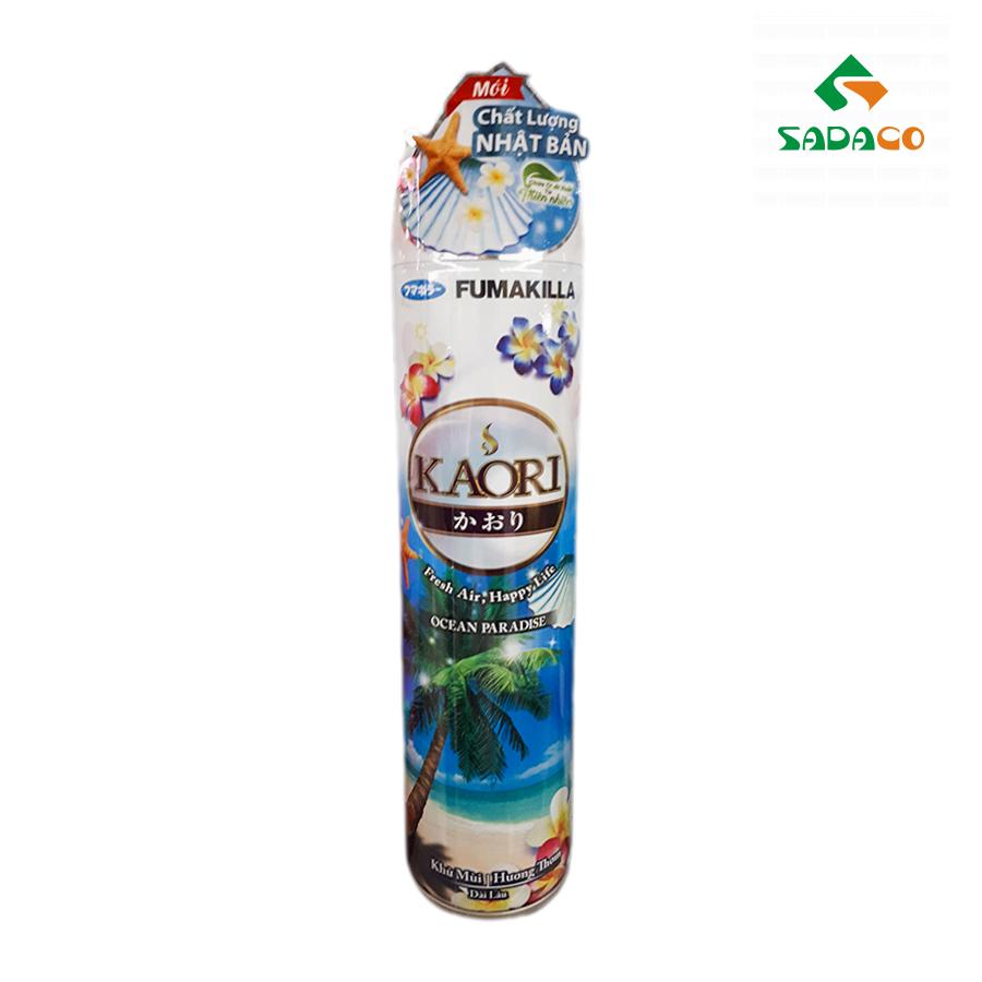 AFKASOP0280B Kaori Spray Ocean Paradise Air Freshener 280ml Bottle (1) - retouch