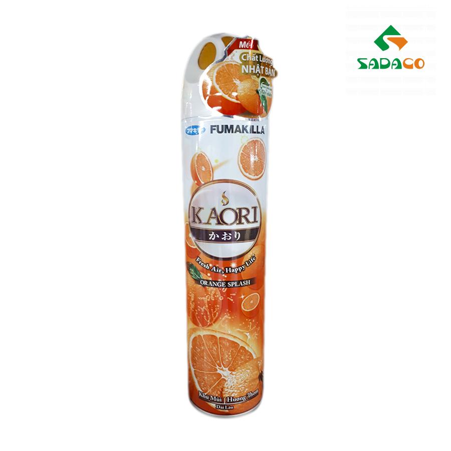 AFKASOS0280B Kaori Spray Orange Splash Air Freshener 280ml Bottle (1) - retouch