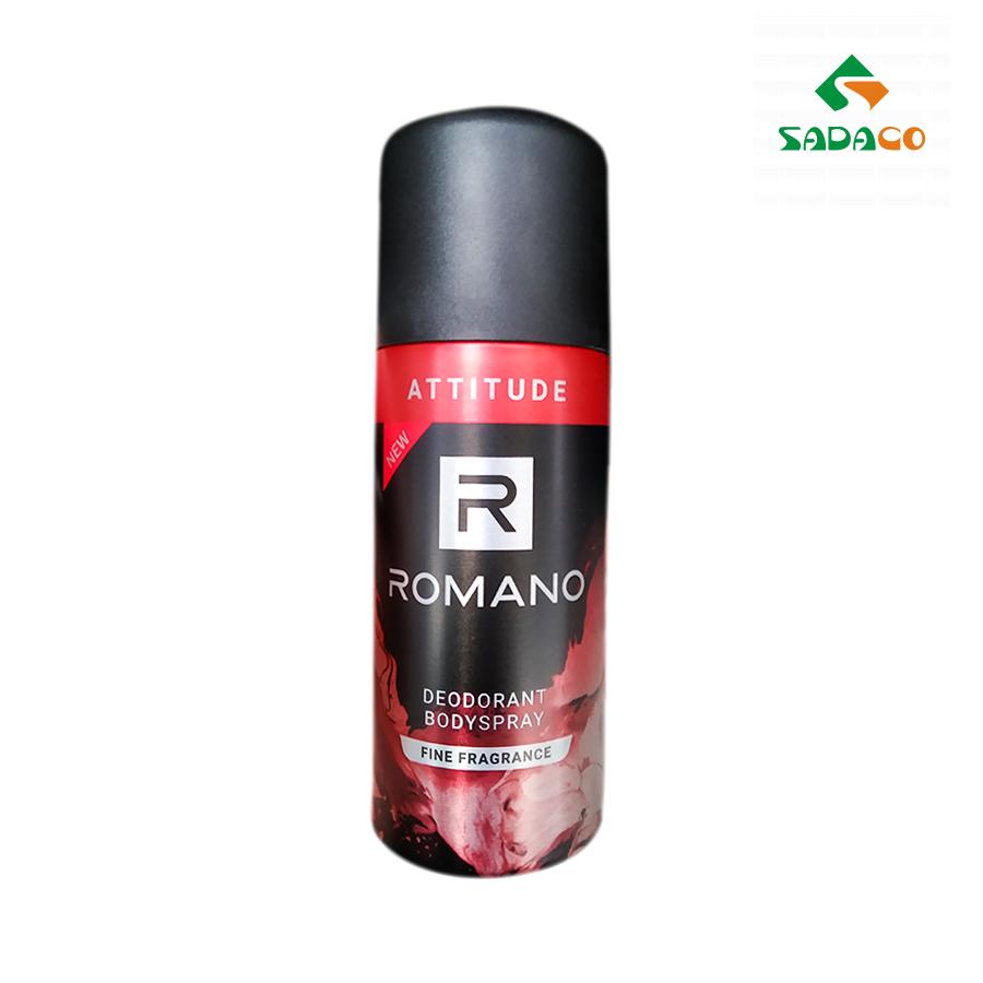 DBROATT0150B Romano Attitude Deodorant Body Spray 150ml Bottle (1) - retouch