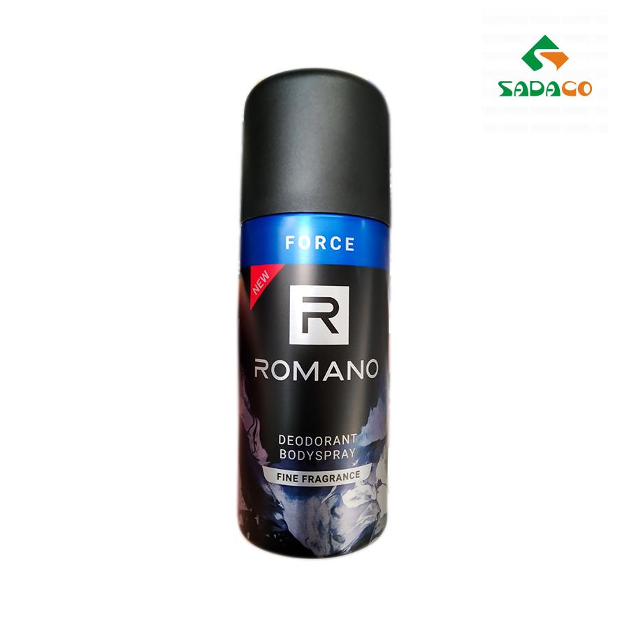 DBROFOR0150B Romano Force Deodorant Body Spray 150ml Bottle (1) - retouch