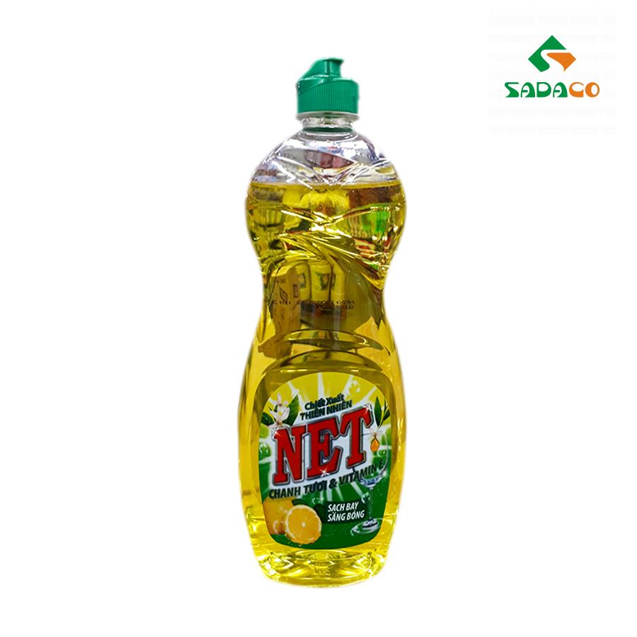 DLNEFLV0750B Net Fresh Lemon & Vitamin E Dishwashing Liquid 750g Bottle (1) - retouch