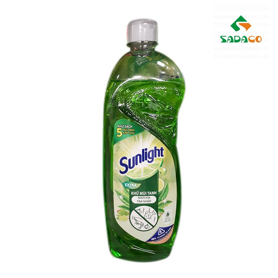 DLSLFDM0750B Sunlight Fishy Deodorant Matcha Dishwashing Liquid 750g Bottle (1) - retouch