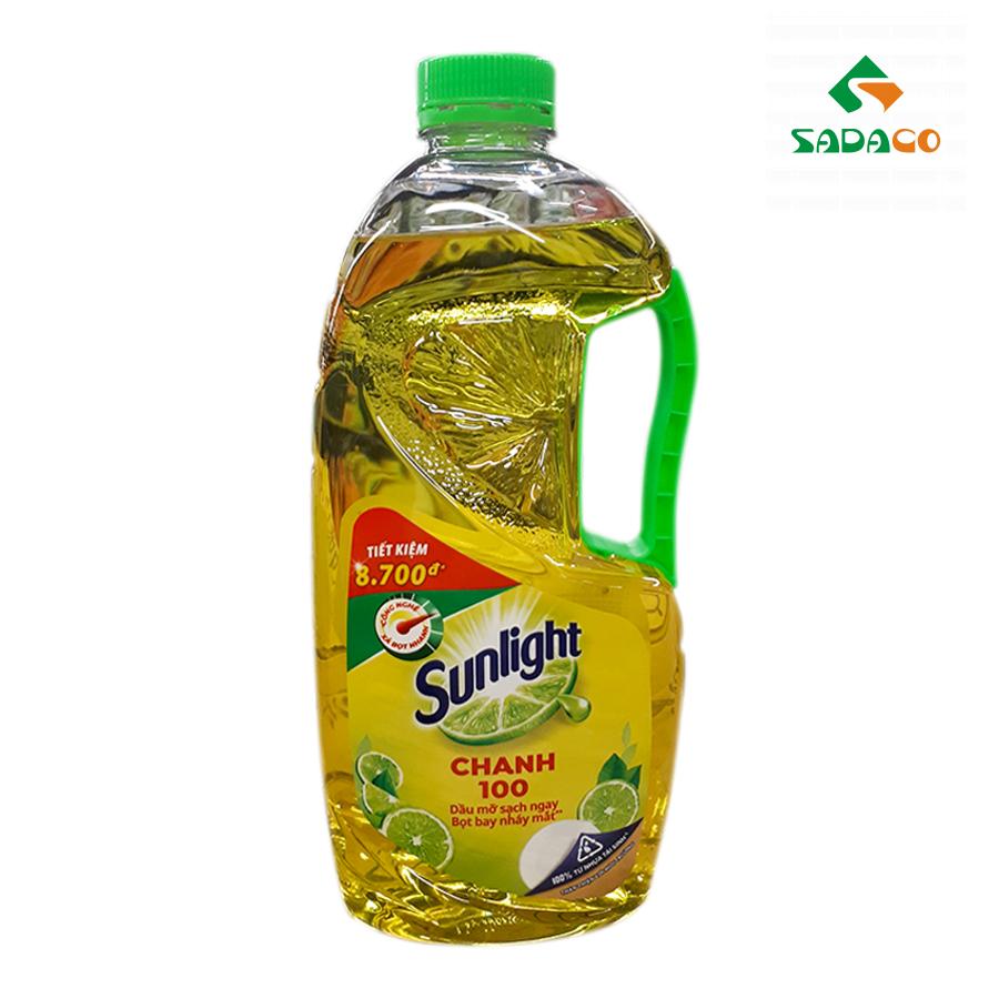 DLSLLEM1500B Sunlight Lemon Dishwashing Liquid 1.5kg Bottle (1) - retouch