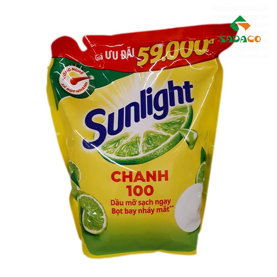 DLSLLEM2600P Sunlight Lemon Dishwashing Liquid 2.6kg Pouch (1) - retouch