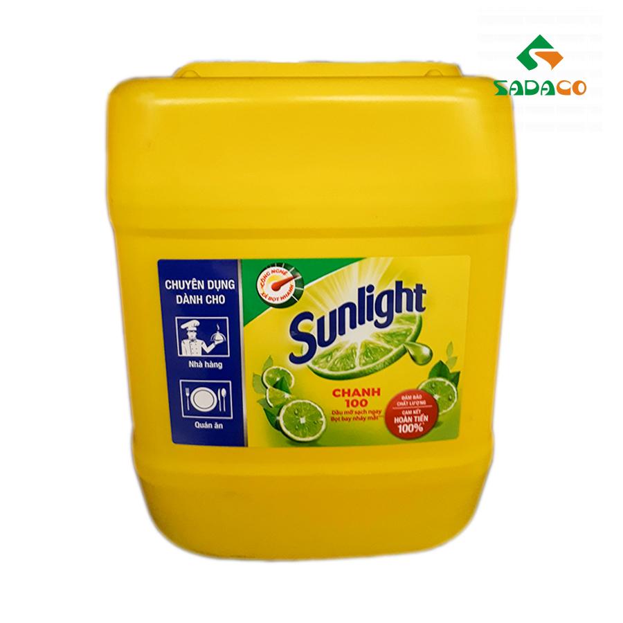 DLSLLEM9500B Sunlight Lemon Dishwashing Liquid 9.5kg Bottle (1) - retouch