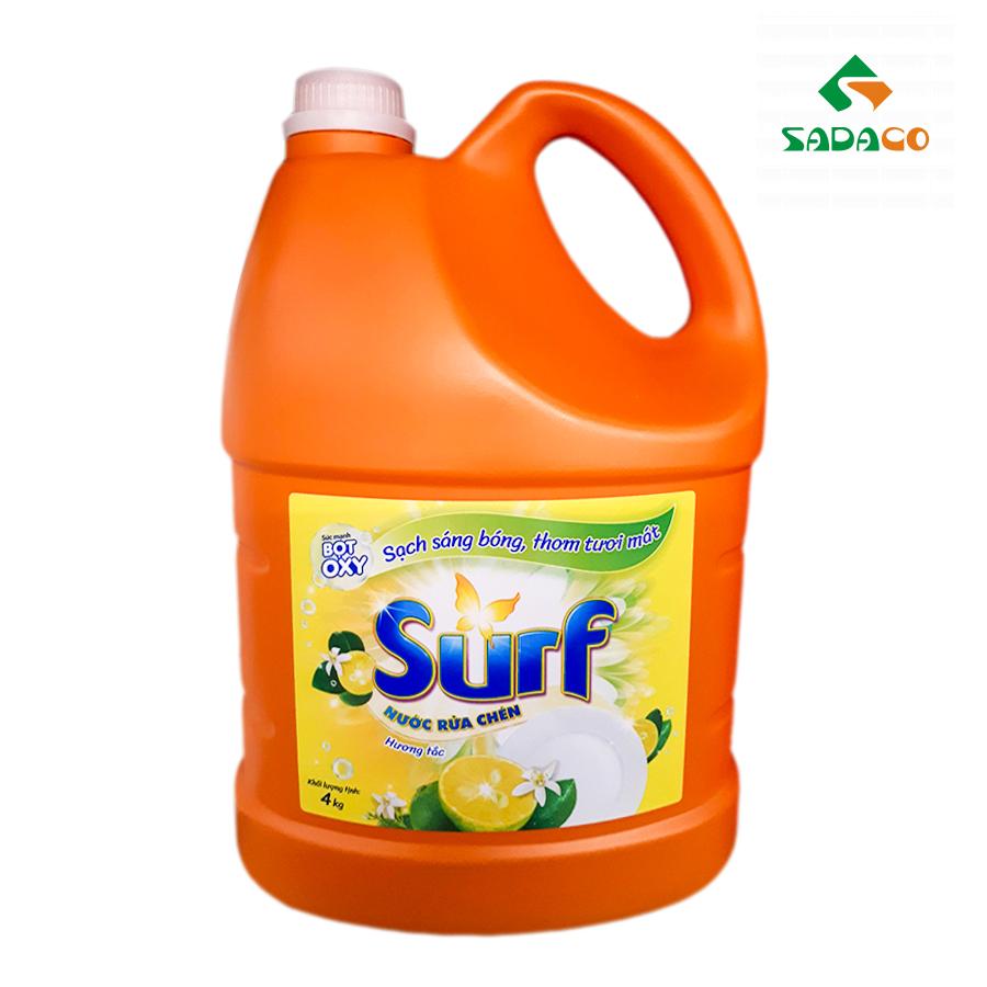DLSUKUM4000B Surf Kumquat Dishwashing Liquid 4kg Bottle (1) - retouch