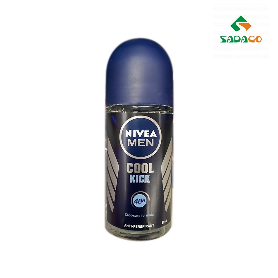 DRNIMCK0050B Nivea Men Cool Kick Deodorant Roll-on 50ml Bottle (1) - retouch