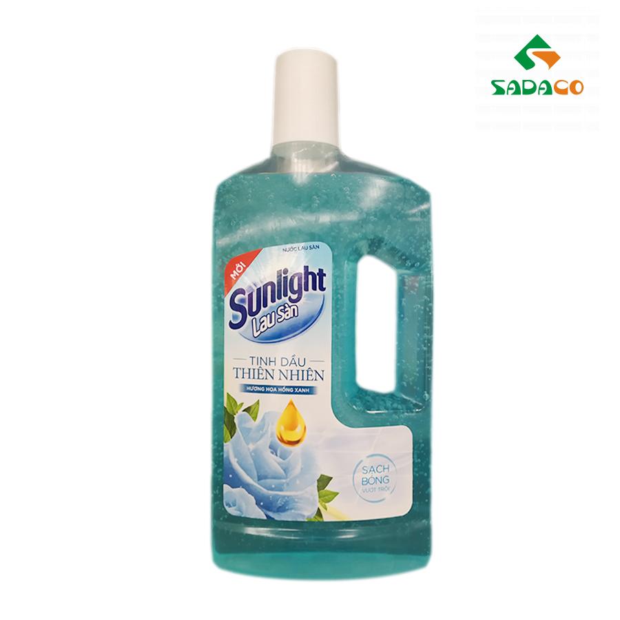 FCSLNEB1000B Sunlight Natural Essential Oil Blue Rose Toilet Cleaner 1kg Bottle (1) - retouch