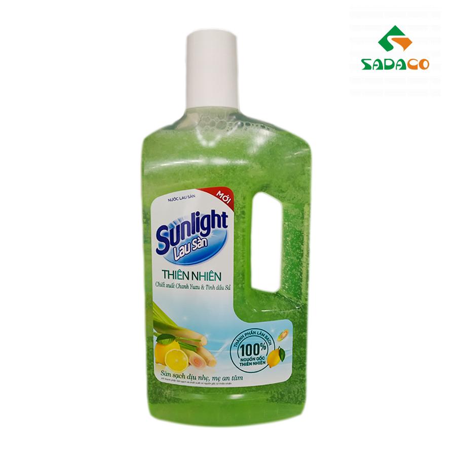 FCSLNYL1000B Sunlight Nature Yuzu Citrus & Lemongrass Essential Oil Toilet Cleaner 1kg Bottle (1) - retouch