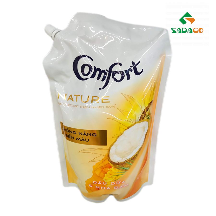 FSCFNCA1500P Comfort Nature Coconut Oil & Aloe Vera Fabric Softener 1.5L Pouch (1) - retouch