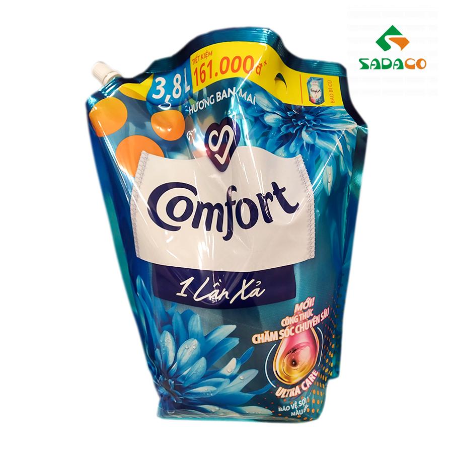 FSCFUBM3800P Comfort Ultra Care One Banlaw Morning Fresh Fabric Softener 3.8L Pouch (1) - retouch