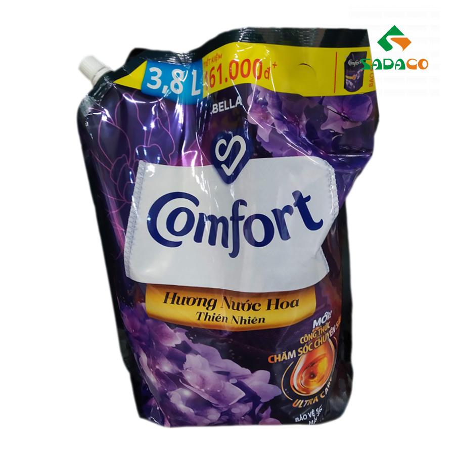 FSCFUPB3800P Comfort Ultra Care Natural Perfume Bella Fabric Softener 3.8L Pouch (1) - retouch