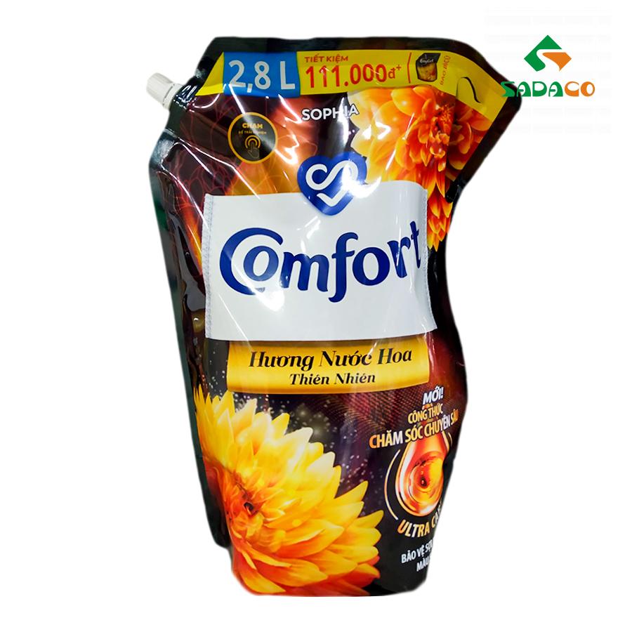 FSCFUPS2800P Comfort Ultra Care Natural Perfume Sophia Fabric Softener 2.8L Pouch (1) - retouch
