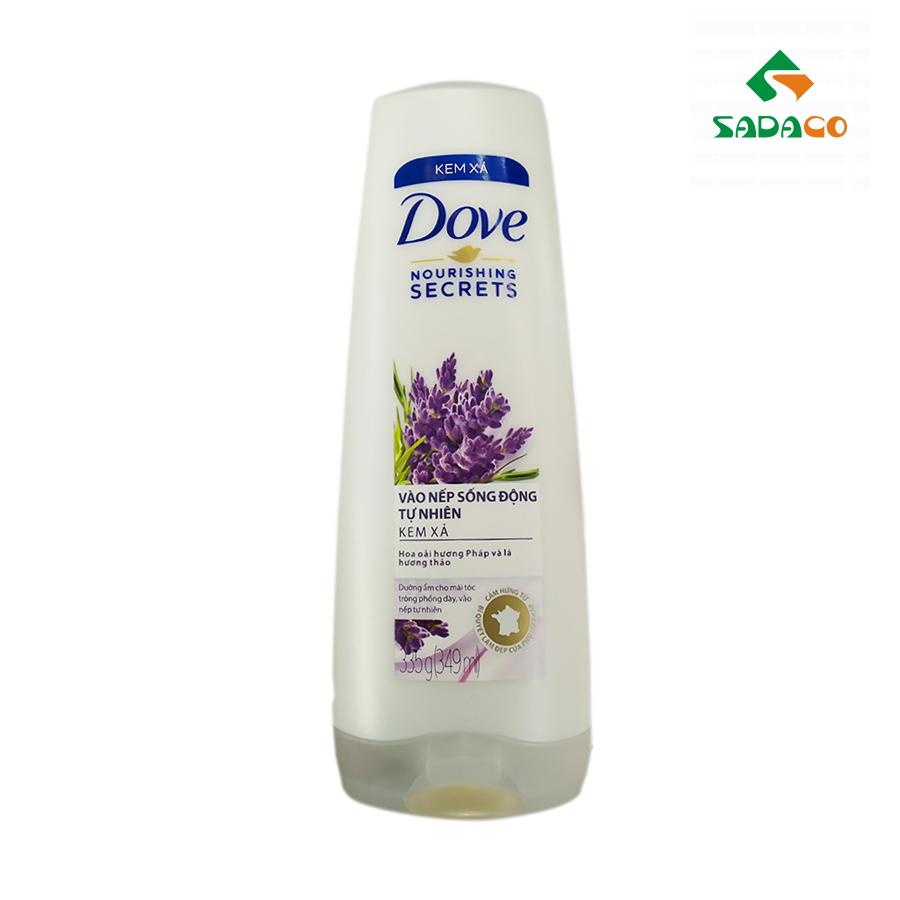 HCDONSL0335B Dove Nourishing Secrets Natural Lively Hairstyle Hair Conditioner 335g Bottle (1) - retouch