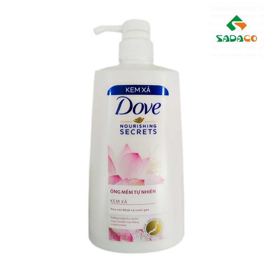 HCDONSS0620B Dove Nourishing Secrets Natural Soft Shine Hair Conditioner 620g Bottle (1) - retouch