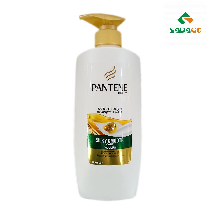 HCPASSC0650B Pantene Silky Smooth Care Hair Conditioner 650ml Bottle (1) - retouch