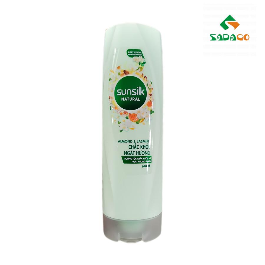HCSKNAJ0320B Sunsilk Natural Almond & Jasmine Hair Conditioner 320g Bottle (1) - retouch