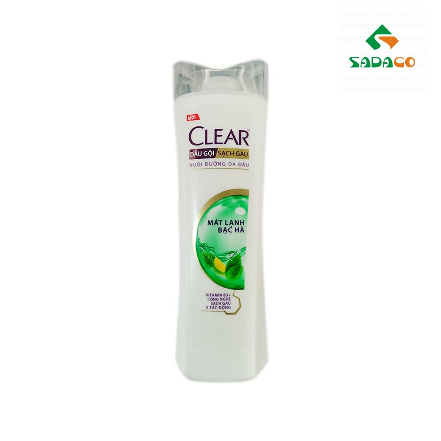 HSCLCOM0340B Clear Cool Menthol Hair Shampoo 340g Bottle (1) - retouch