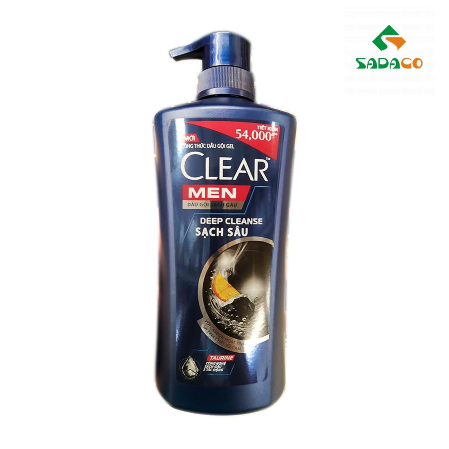 HSCLMDC0650B Clear Men Deep Cleanse Carbon Hair Shampoo 650g Bottle (1) - retouch