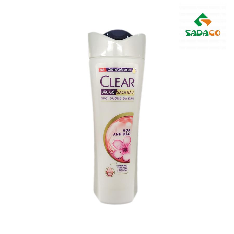 HSCLSAF0340B Clear Sakura Flower Hair Shampoo 340g Bottle (1) - retouch