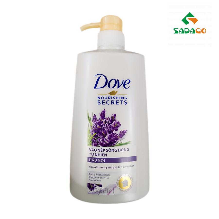 HSDONSL0650B Dove Nourishing Secrets Natural Lively Hairstyle Hair Shampoo 650g Bottle (1) - retouch