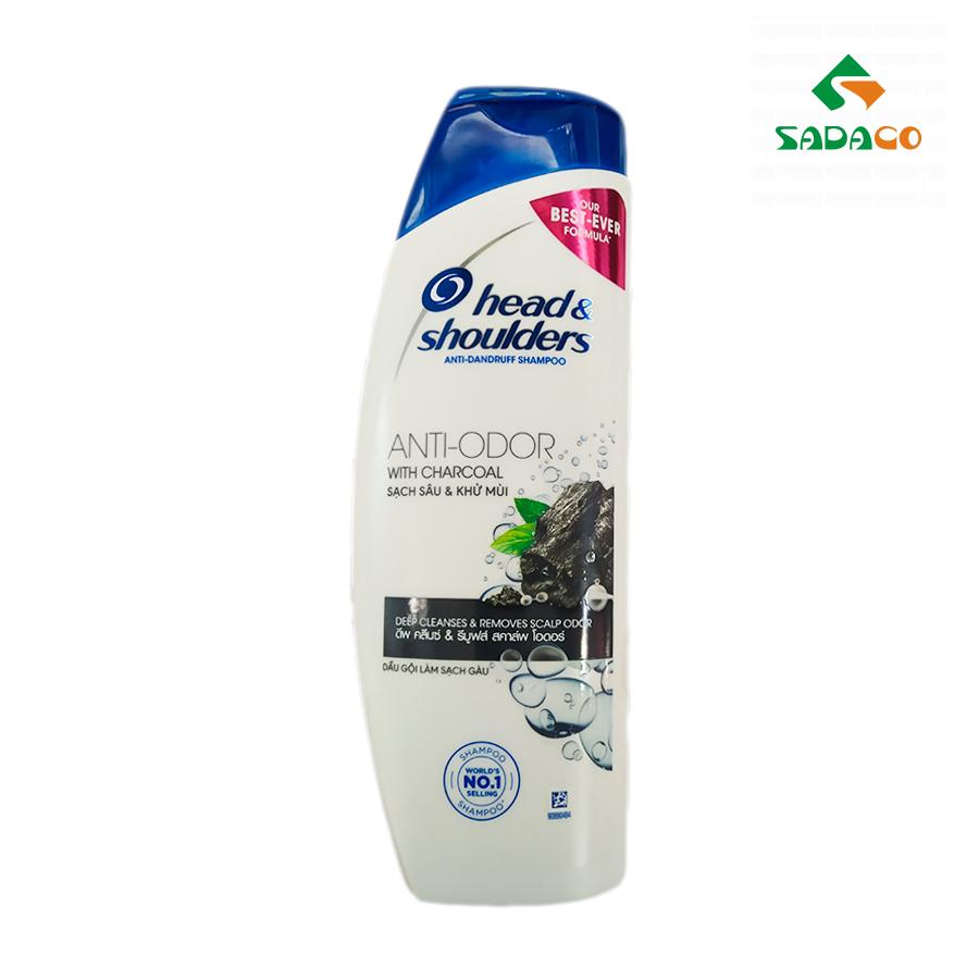 HSHSAOC0330B Head & Shoulders Anti-Odor Charcoal Hair Shampoo 330ml Bottle (1) - retouch