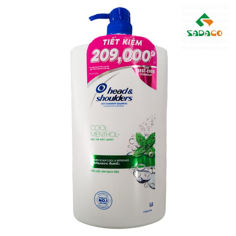 HSHSCOM1800B Head & Shoulders Cool Menthol+ Hair Shampoo 1.8L Bottle (1) - retouch