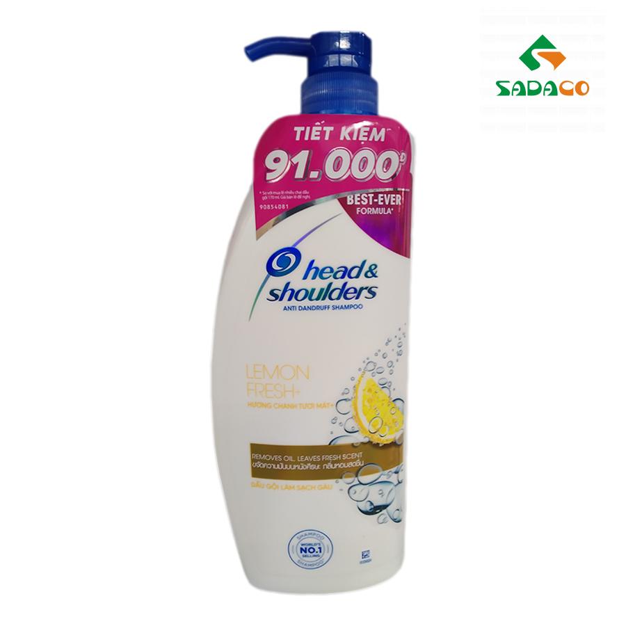 HSHSLEF0850B Head & Shoulders Lemon Fresh+ Hair Shampoo 850ml Bottle (1) - retouch