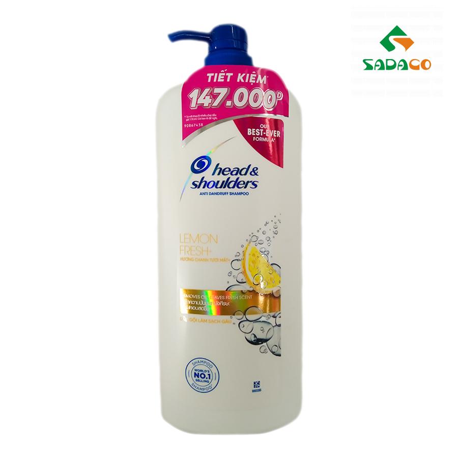 HSHSLEF1200B Head & Shoulders Lemon Fresh+ Hair Shampoo 1.2L Bottle (1) - retouch