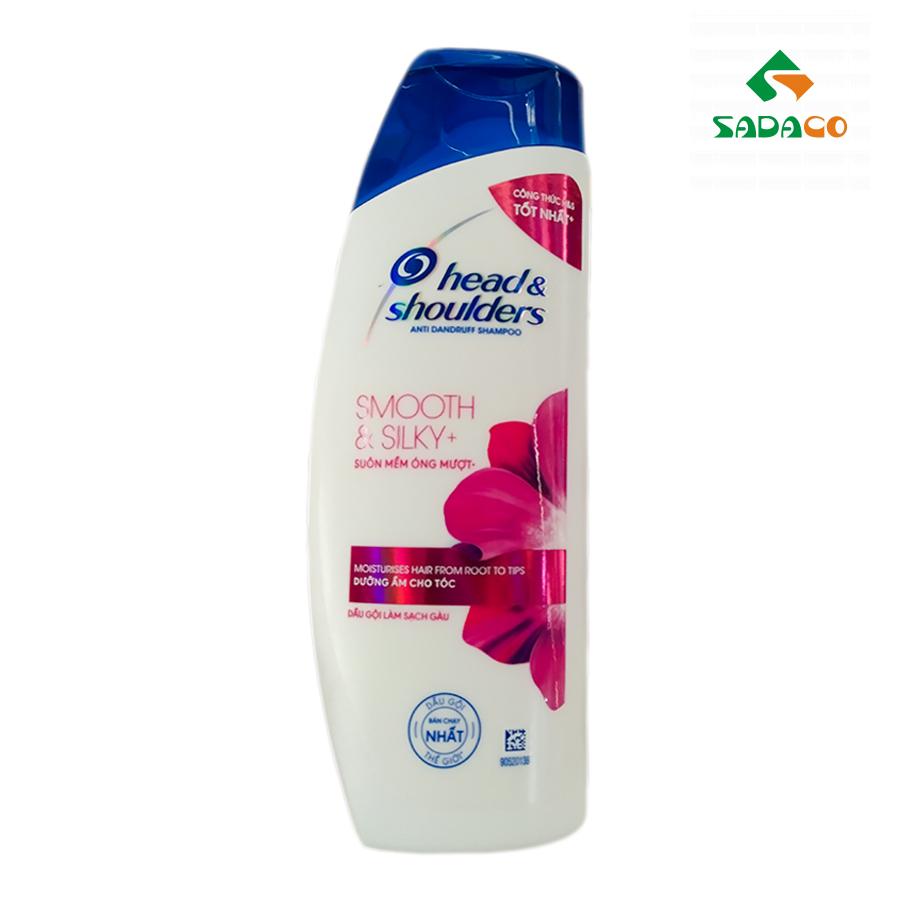 HSHSSMS0350B Head & Shoulders Smooth & Silky+ Hair Shampoo 350ml Bottle (1) - retouch