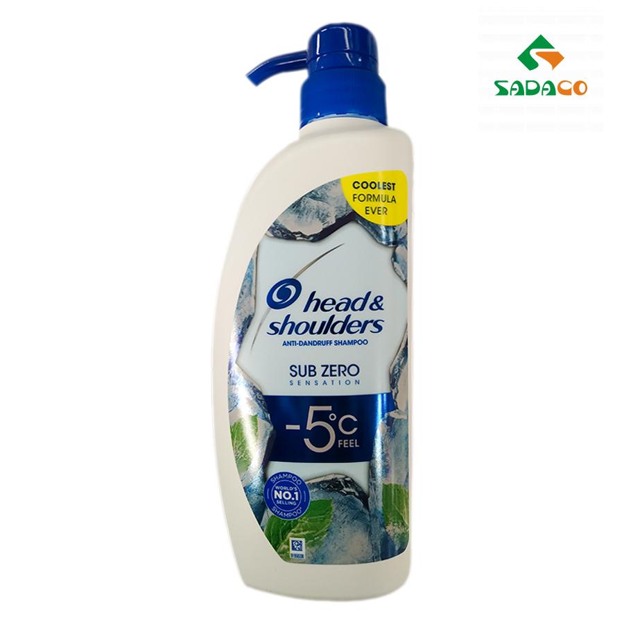 HSHSSZS0800B Head & Shoulders Sub Zero Sensation Hair Shampoo 800ml Bottle (1) - retouch