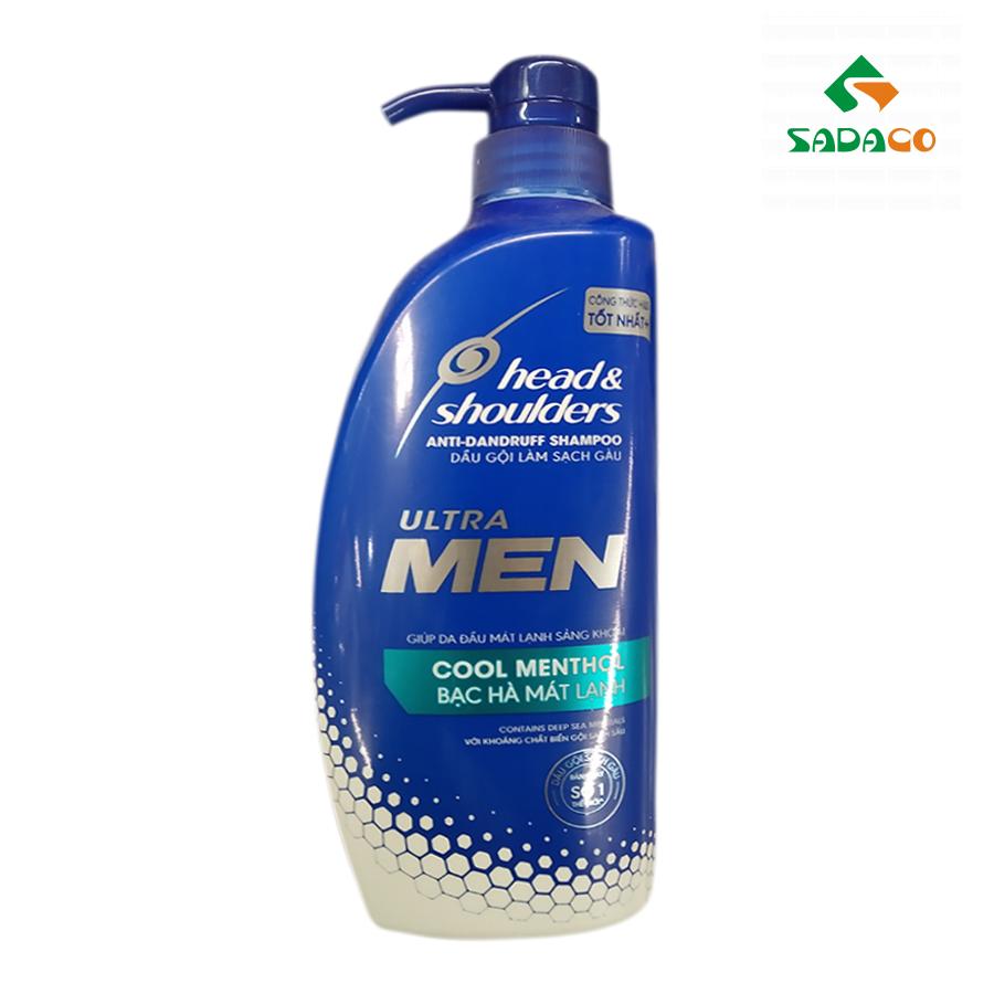 HSHSUCM0650B Head & Shoulders Ultra Men Cool Menthol Hair Shampoo 650ml Bottle (1) - retouch