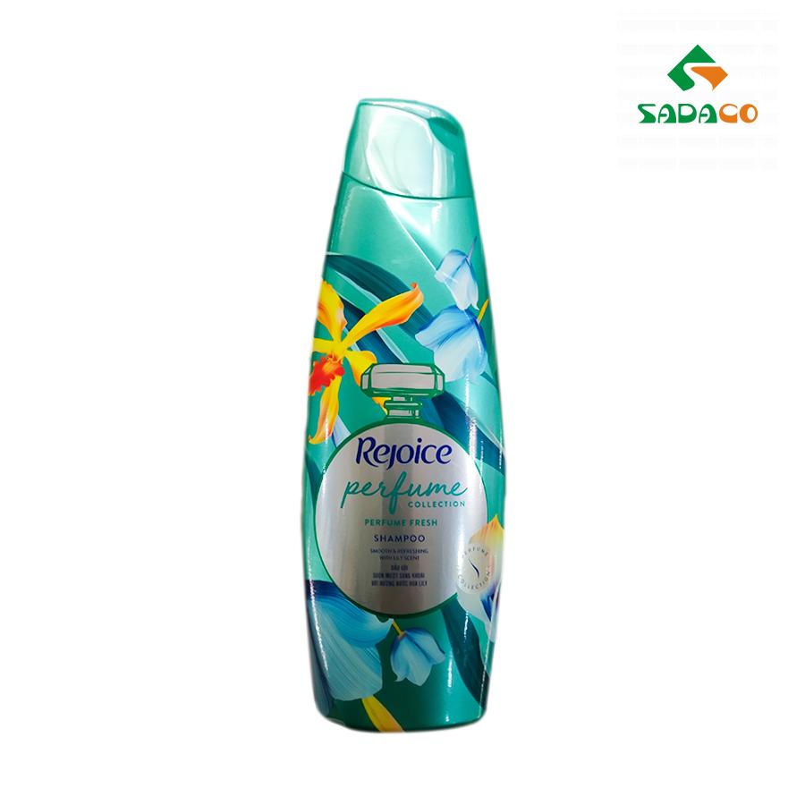 HSRJPFL0340B Rejoice Perfume Fresh Lily Scent Hair Shampoo 340ml Bottle (1) - retouch