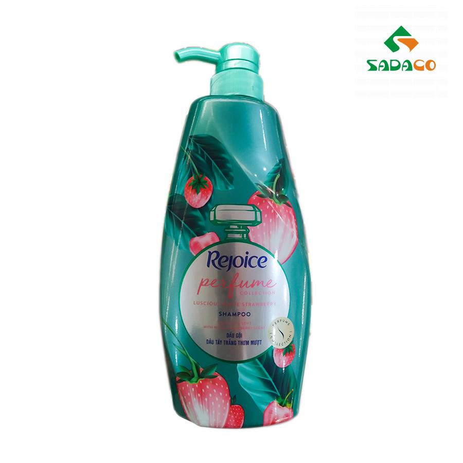 HSRJPLW0632B Rejoice Perfume Luscious White Strawberry Scent Hair Shampoo 632.3ml Bottle (1) - retouch
