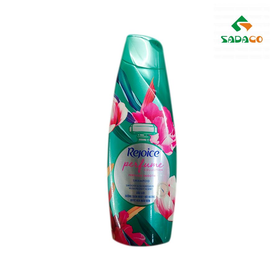 HSRJPSP0340B Rejoice Perfume Smooth Peony Scent Hair Shampoo 340ml Bottle (1) - retouch