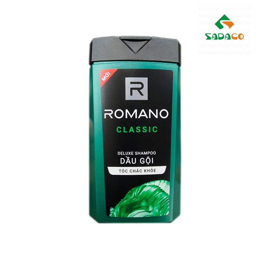HSRODEC0180B Romano Deluxe Classic Hair Shampoo 180g Bottle (1) - retouch