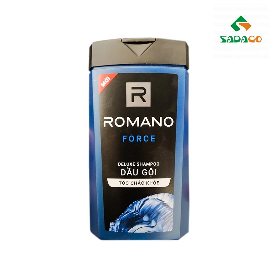 HSRODEF0180B Romano Deluxe Force Hair Shampoo 180g Bottle (1) - retouch