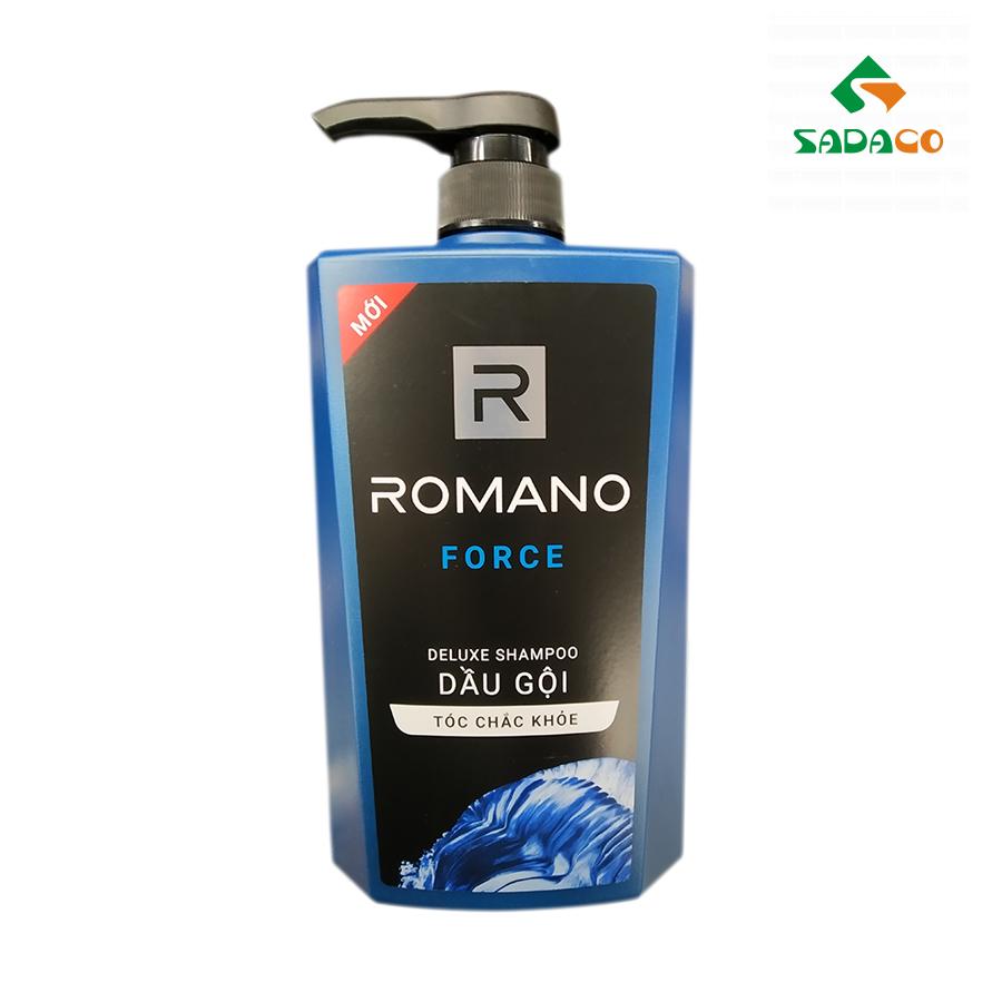 HSRODEF0650B Romano Deluxe Force Hair Shampoo 650g Bottle (1) - retouch